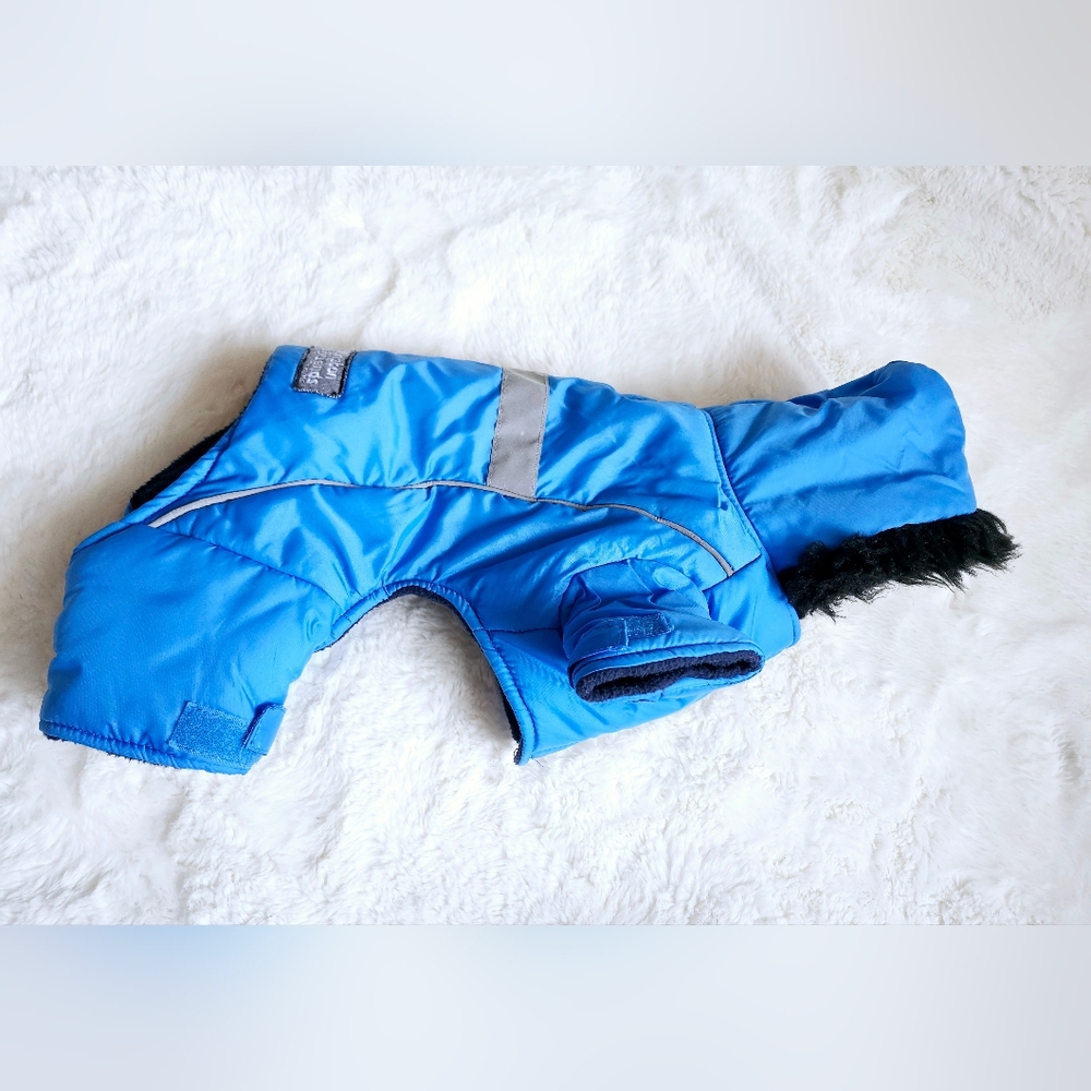 Small Winston & Friends Dog Snow suit. Super Warm With Hoodie. Comfortable